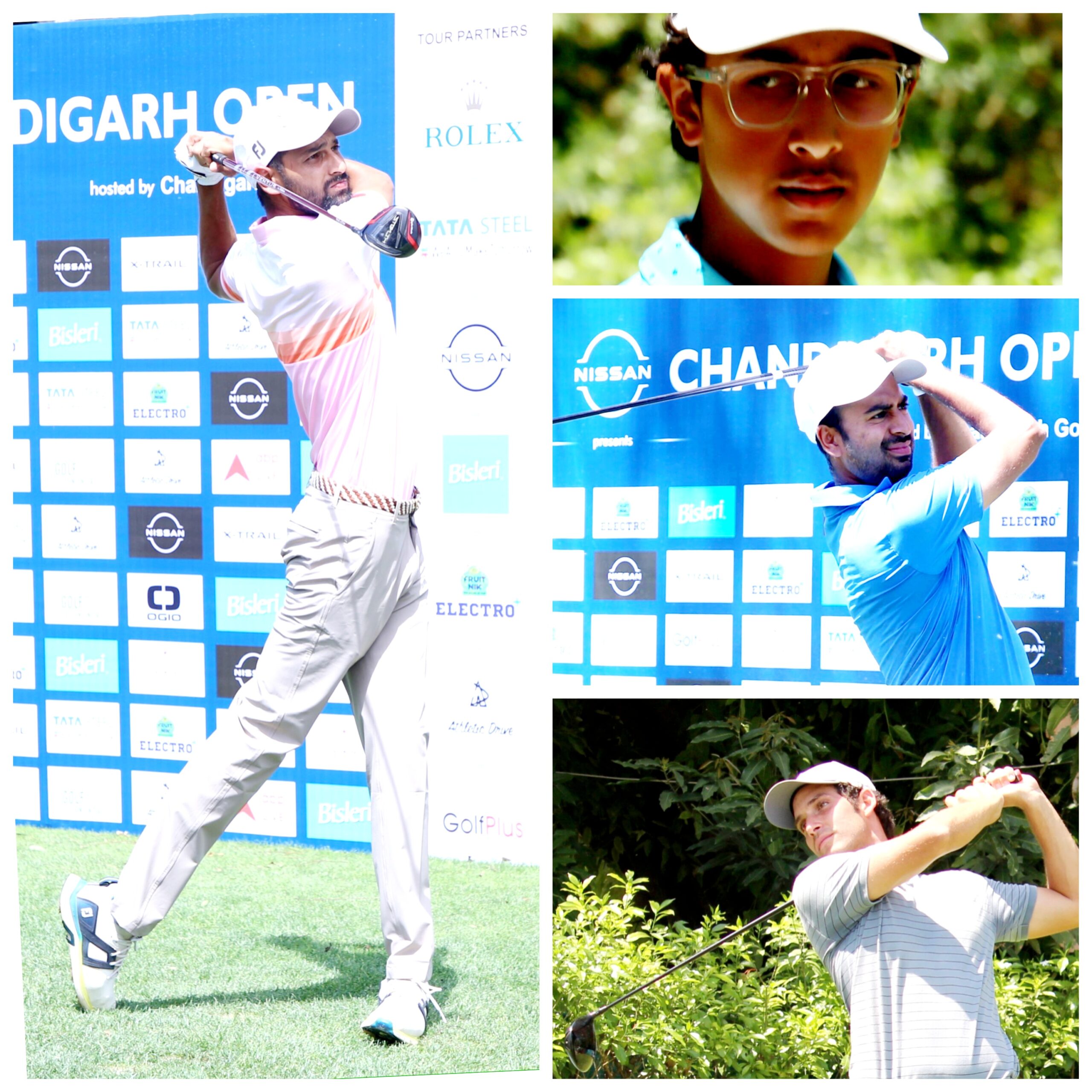 Golf Chandigarh Open 2024 : Tricity lad Angad Cheema moves into joint lead along with Yashas Chandra and Italy’s Michele Ortolani